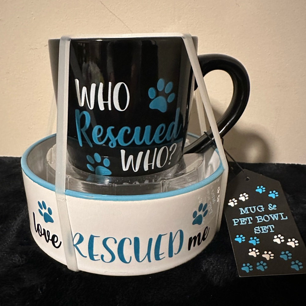 Mug & Pet Bowl Set